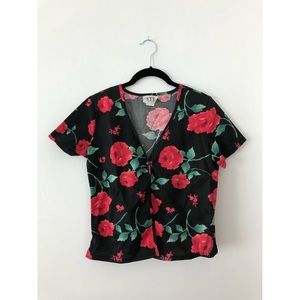 Vintage rose blouse 🌹